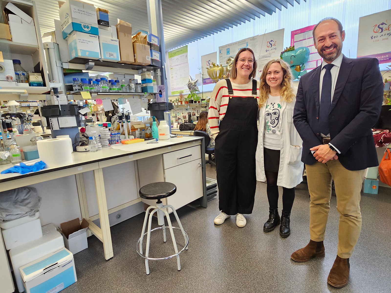 María Capilla, Inmaculada Sánchez y Óscar Lorenzo