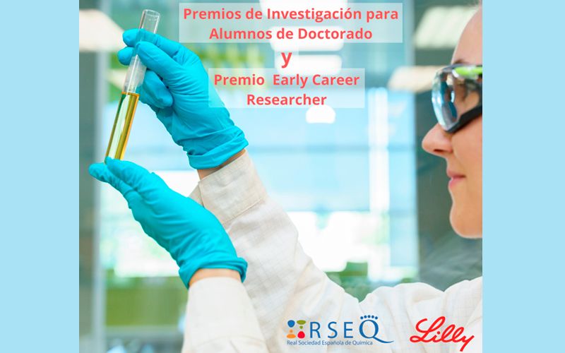 Convocados los premios de la Real Sociedad Española de Química y Lilly para jóvenes investigadores
