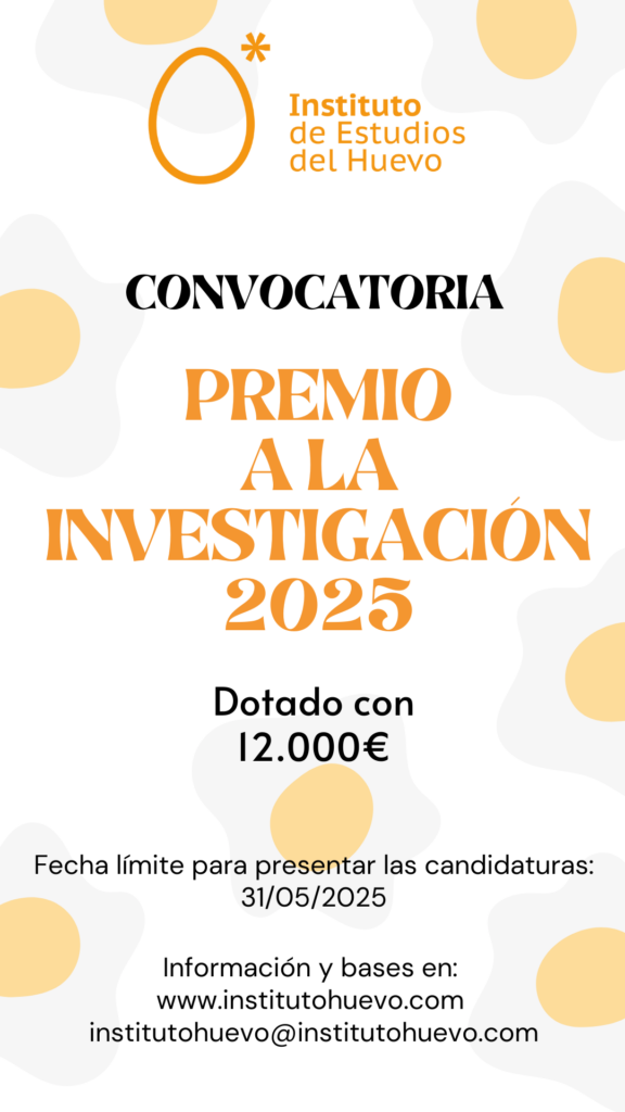 Últimos días para presentar candidaturas al premio de investigación del Instituto del Huevo
