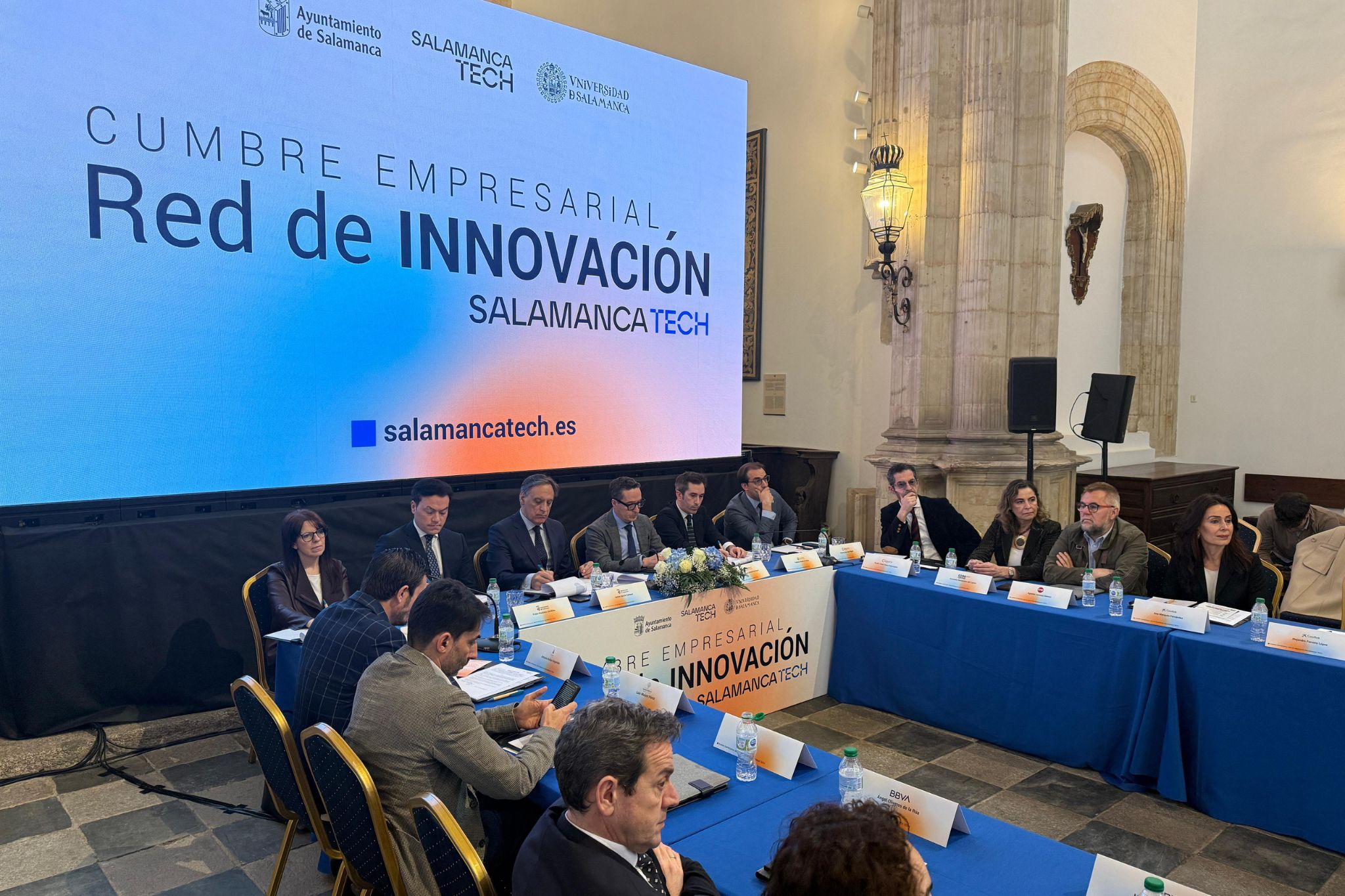 Imagen de la inauguración de la cumbre empresarial previa a la III Salamanca